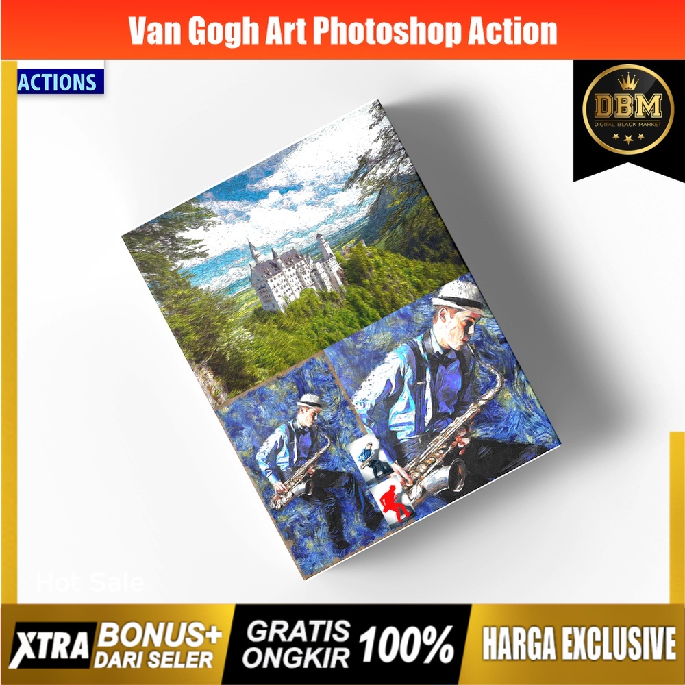 Van Gogh Art Photoshop Action