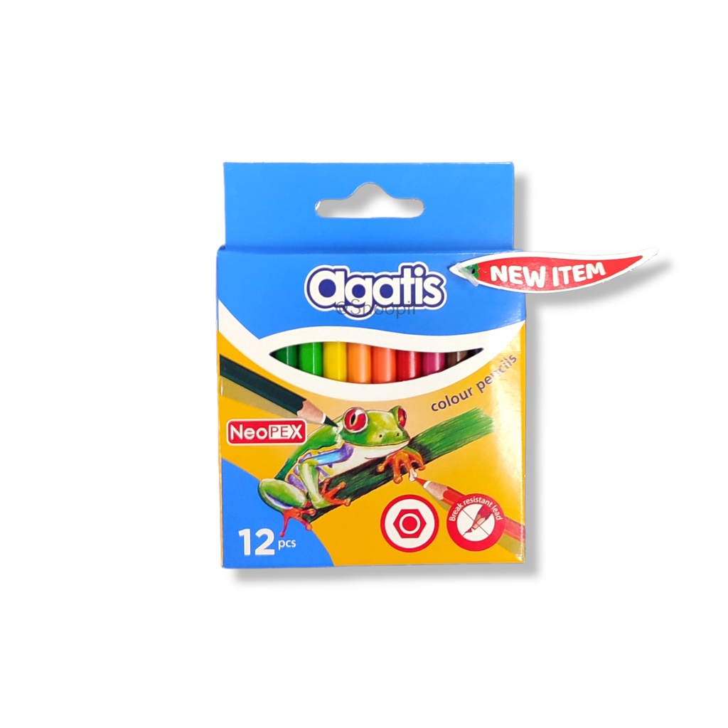 

Pensil Warna AGATIS Neopex 12 Warna Pendek NH-C-12H01 Permanent Colour