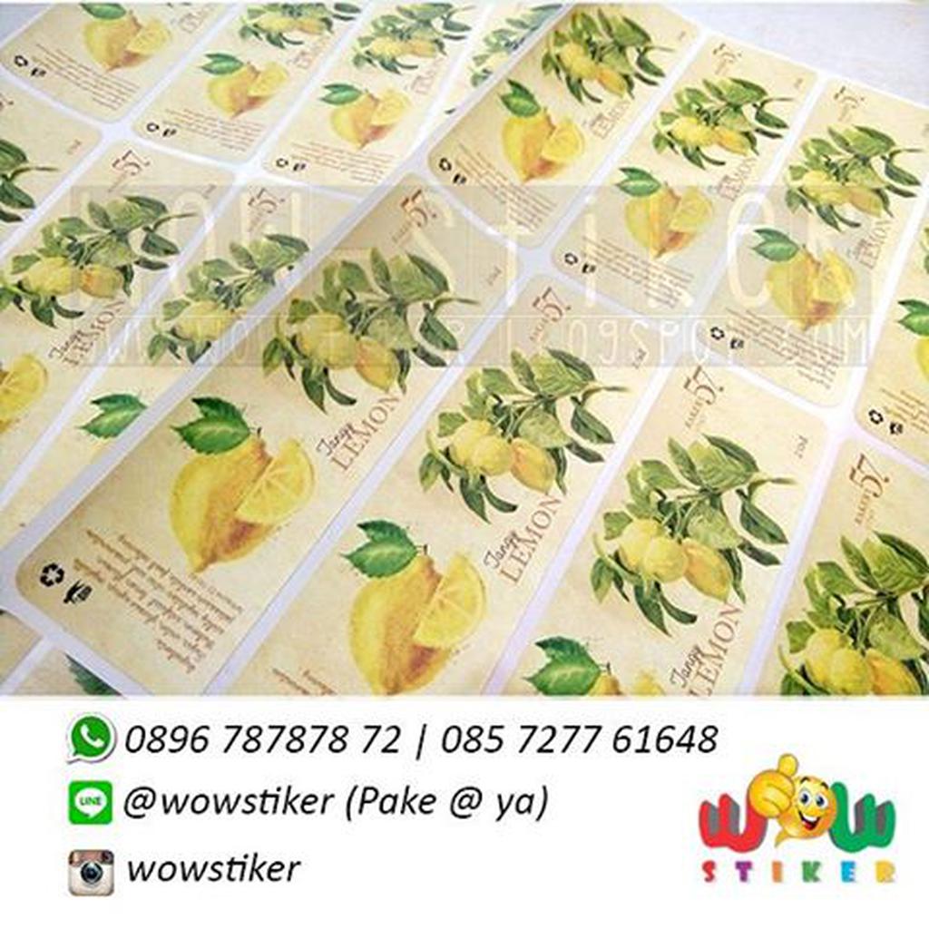 

Sticker Makanan / Sticker Vynil Waterproof