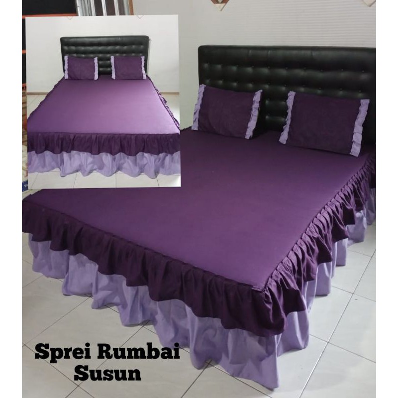 seprei rumbai susun sprei homemade polos 180x200 160x200 terbaru terlaris