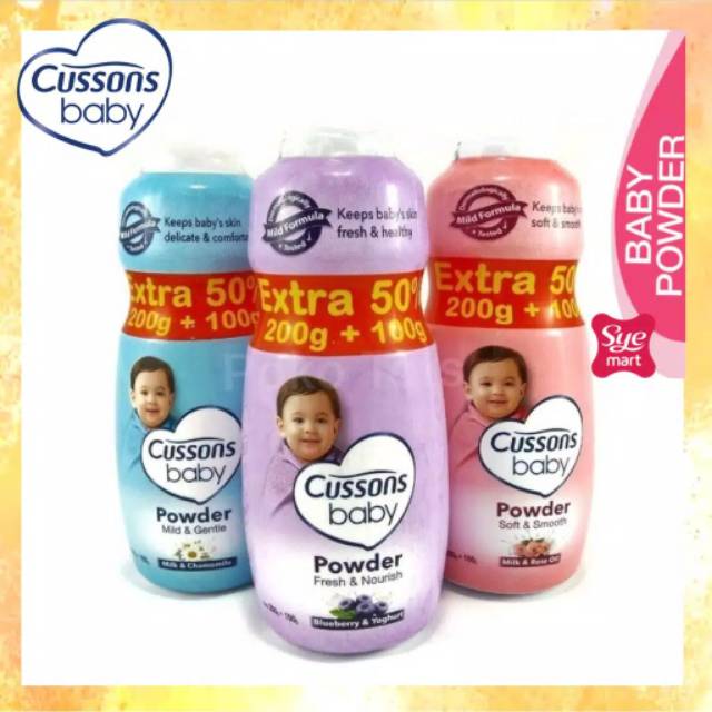 CUSSONS - BABY POWDER 200+100 GRAM  &amp; 100+50 GRAM / BEDAK BAYI