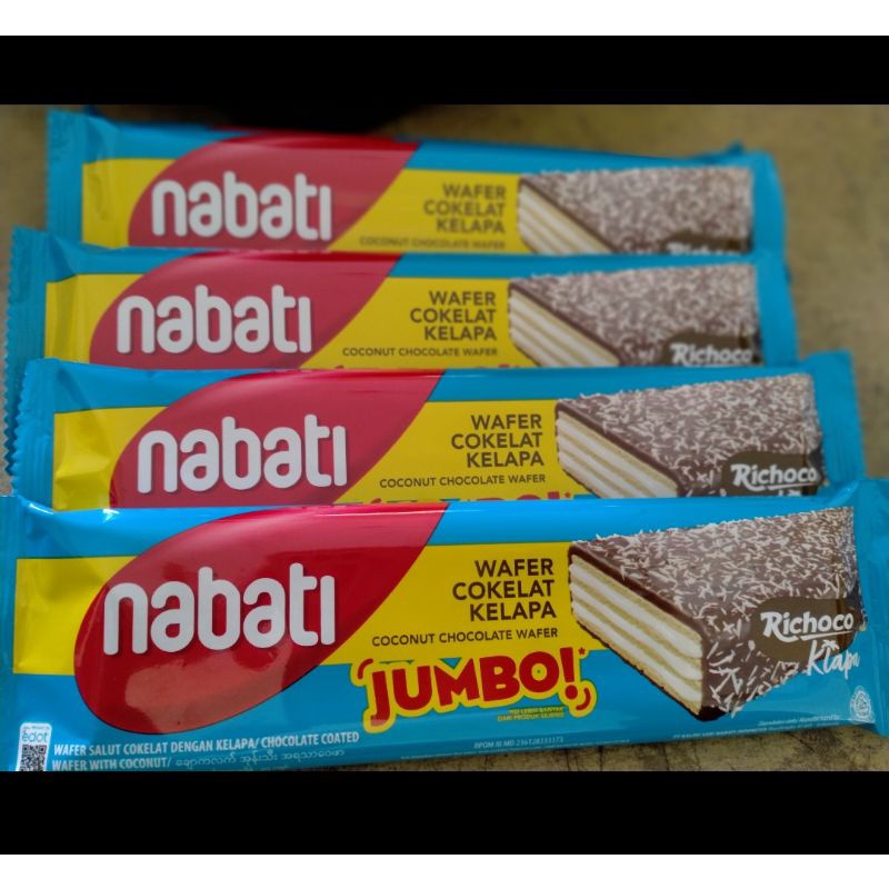 

(KSY) NABATI COATED COKELAT KELAPA JUMBO ISI 10PC