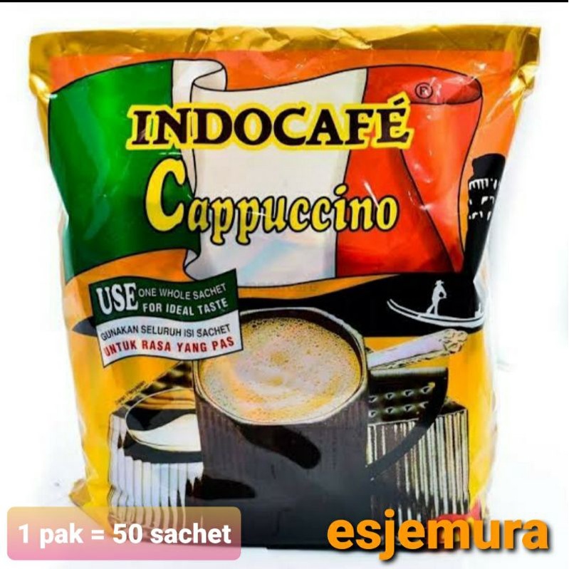 

Indocafe Cappuccino Capucino per pak