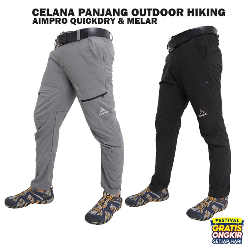 CELANA PANJANG GUNUNG QUICKDRY OUTDOOR HIKING SEPEDA QUICK DRY AIMPRO