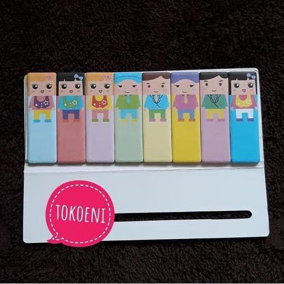 

BEST SELLER HOT SALE Sticky Marker Pembatas Buku Kertas Tempel Memo Sticker Marker TERJAMIN