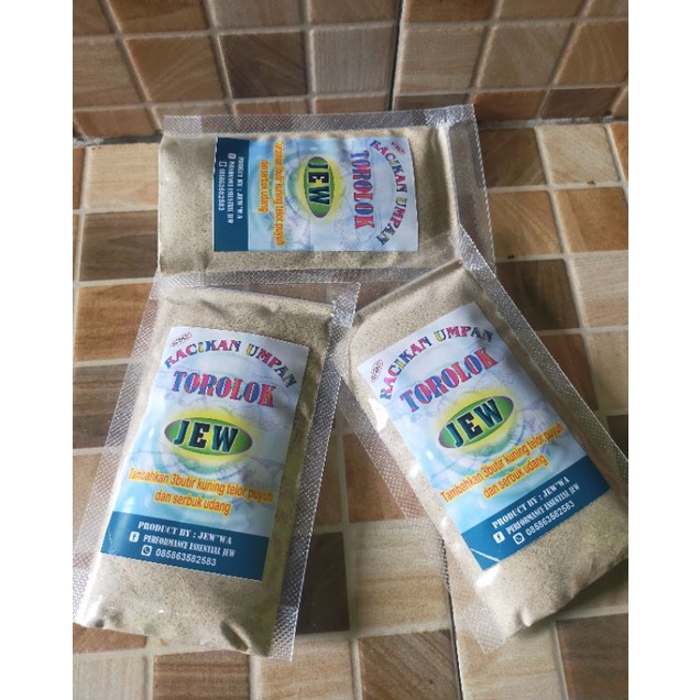 Umpan torolok jew umpan jadi siap pakai umpan nila dll