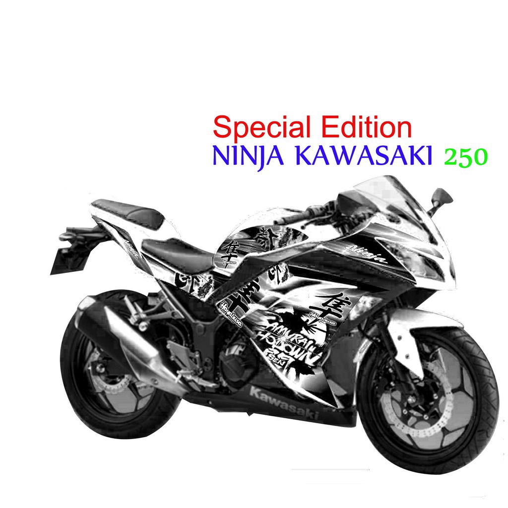 qw34es Decal Ninja Fi 250 CC Hayabusa - Udshop