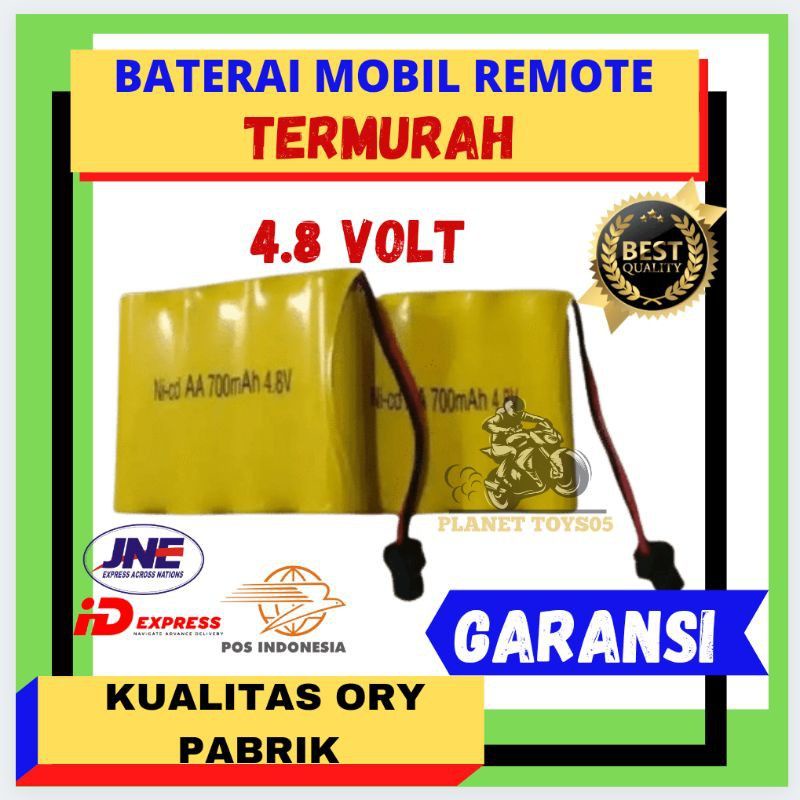 [READY] BATERAI BATRE BATU CASS 4.8 ORY PABRIK CES MOBIL REMOTE REMOT MURAH lebay