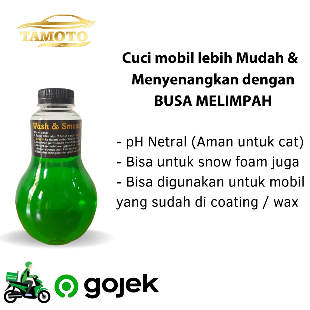 SHAMPO / SHAMPOO MOBIL MOTOR. SABUN MOBIL MOTOR / PEMBERSIH KENDARAAN ANDA. ISI 320 ML, BISA COD