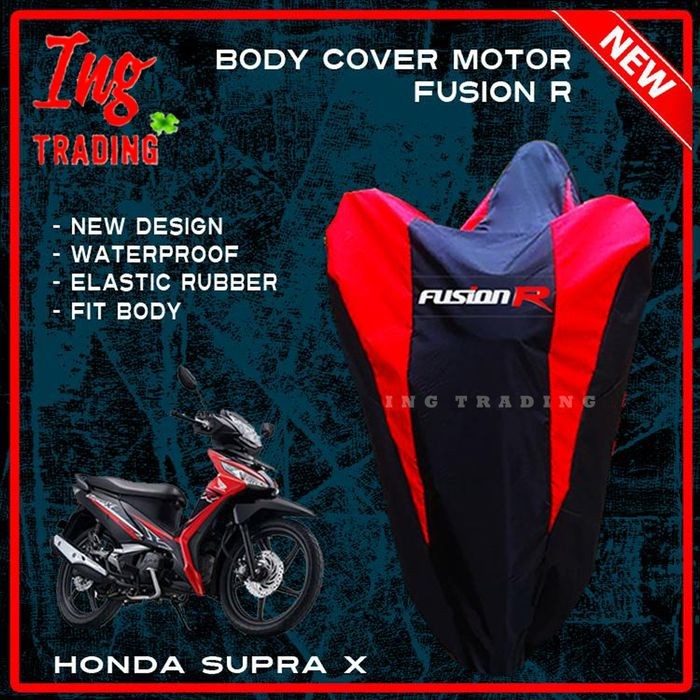 Body Cover Motor Honda Supra X / Sarung Motor Supra X / Cover Supra X