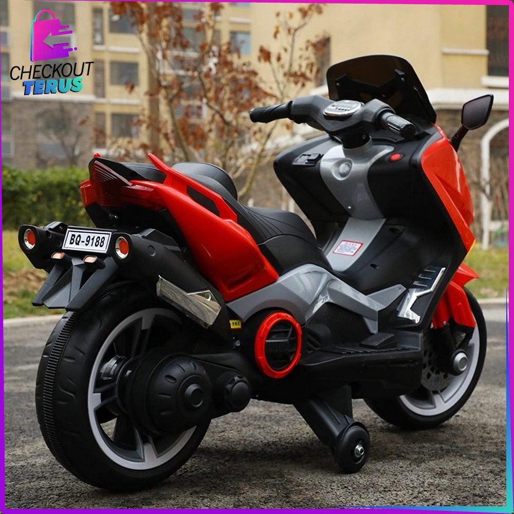 CT M238 M239 Motor Aki Anak Motor NMAX Ride On Ada Musik dan Lampu Anak HAOLAWA Mainan Motor Aki Simulasi Sepeda Motor