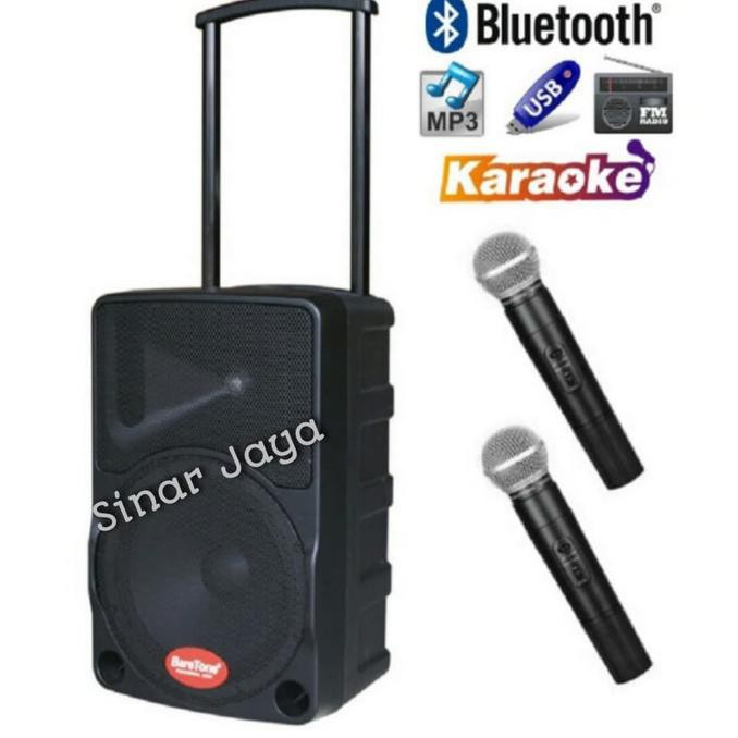 Speaker Wireless Portable 10 Inch Baretone MAX 10C / Baretone MAX 10H - MAX 10C