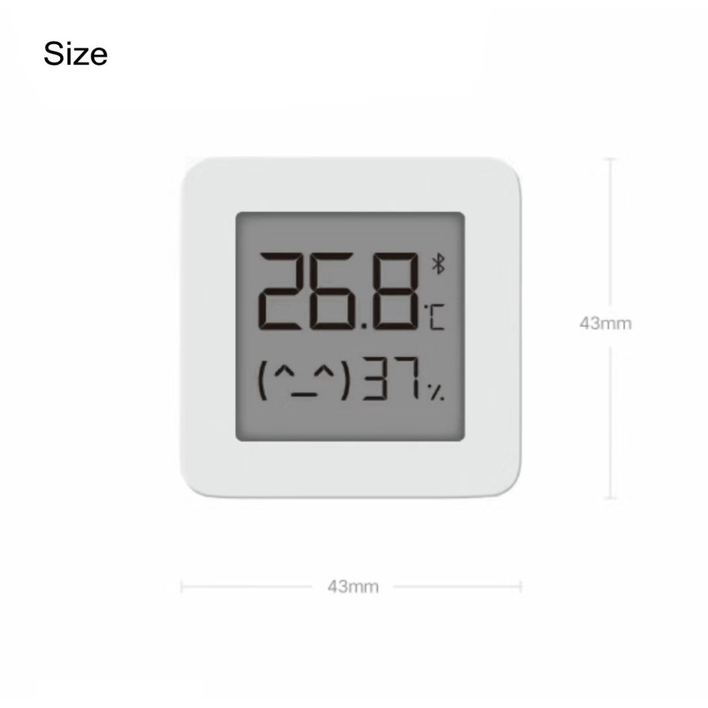 XIAOMI MIJIA Bluetooth 4.2 Hygrometer 2nd Generation - LYWSD03MMC - Pengukur Humiditas Ruangan