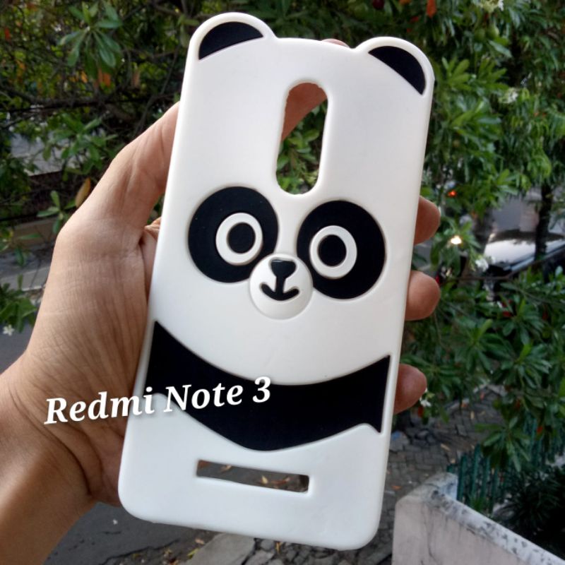 Case Redmi 3s 3 pro Note 3 Panda 3D Super Cute