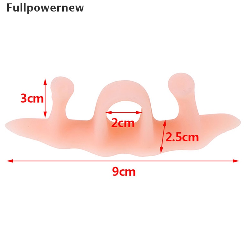 [FULL] 1Pair Silicone Gel Bunion Toe Corrector Orthotics Straightener Separator Pain