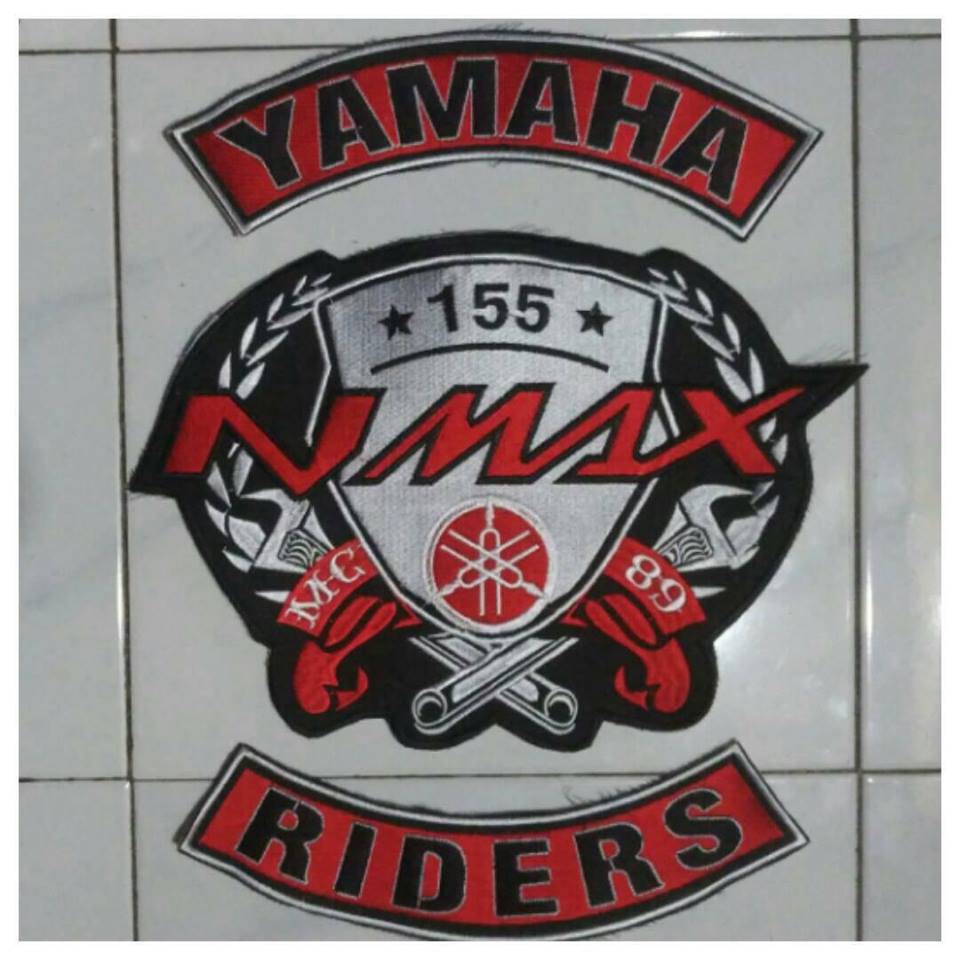 Emblem Yamaha NMAX Emblem Bordir Punggung Yamaha NMAX Emblem Punggung NMAX Emblem Bordir NMAX Emblem