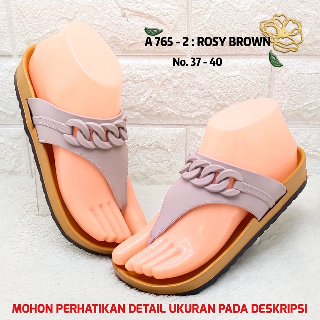 PROMO !! SANDAL JEPIT WANITA VEROTINO KODE A765 - 1 RANTAI WR || SANDAL JEPIT RANTAI SANDAL IMPORT VEROTINO A765  - 1 BEST SELLER