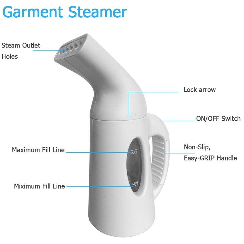 steamer pakaian elektrik portable untuk rumah travel - setrika mini