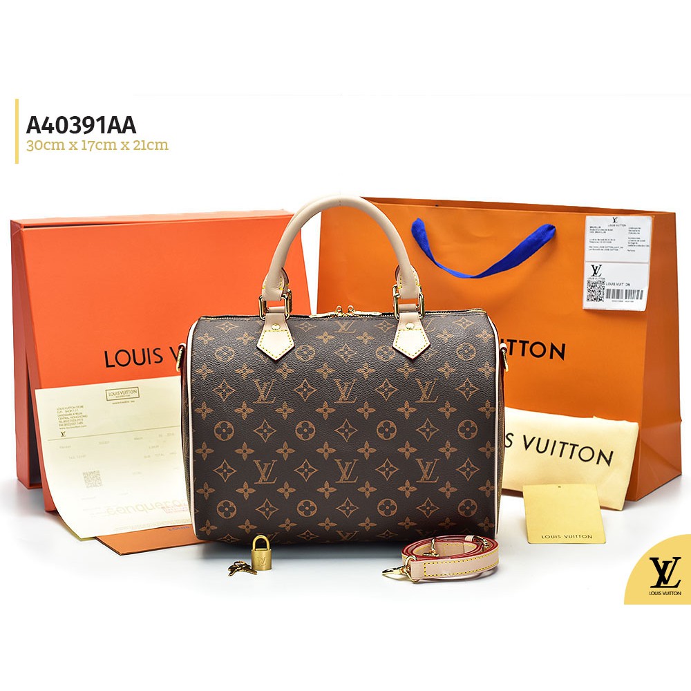 Tas LV Speedy 30 Bandouliere Canvas MONOGRAM Semprem A40391AA