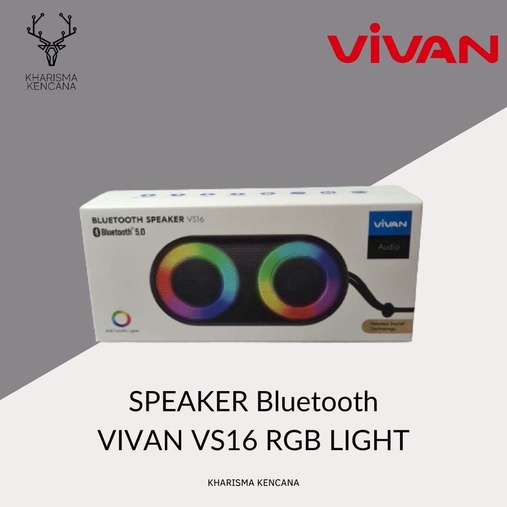 SPEAKER Bluetooth VIVAN VS16 RGB LIGHT