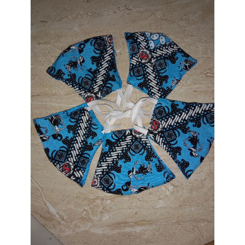 masker batik anak 3 ply dan 2 ply