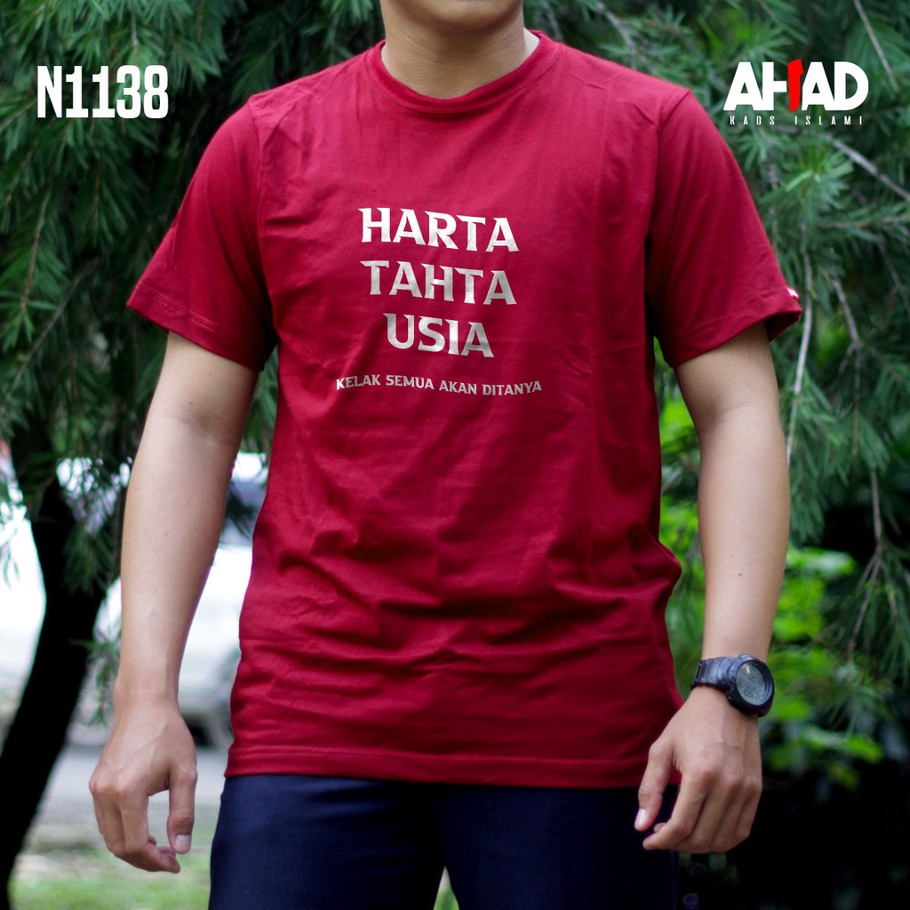 Kaos Islami Ahad - Harta tahta usia N1135