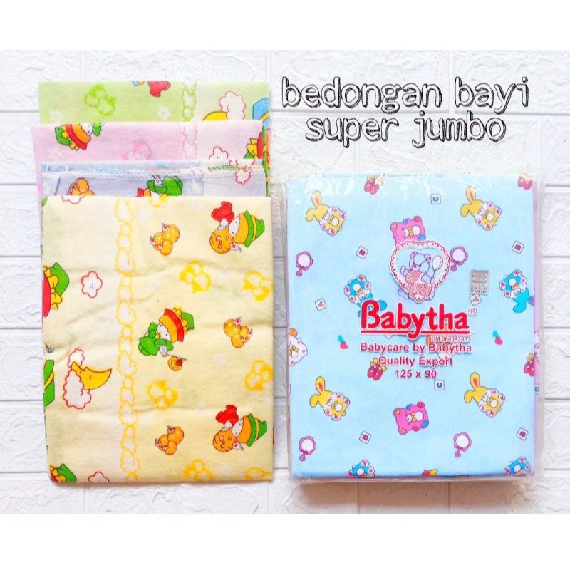 6in1Bedong Babytha merah 125 x 90 / planel selimut bedong baby