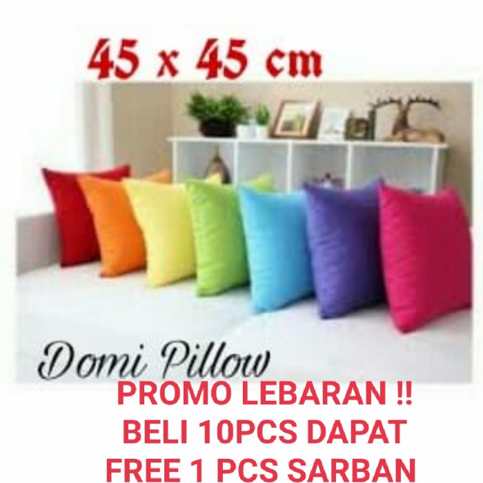Sarung Bantal Sofa Polos 45x45cm/cushion cover/Sarung bantal kursi