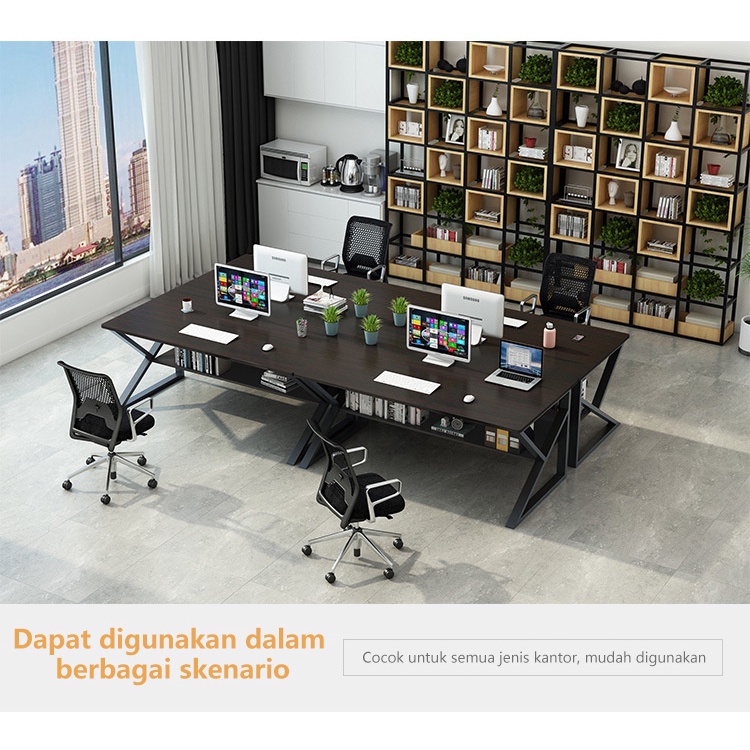 Weyon Sakura meja belajar/meja kantor/meja komputer/meja kerja/meja gaming/meja komputer minimalis/Meja komputer tipe K terbaru(A122A 120cm×60cm)