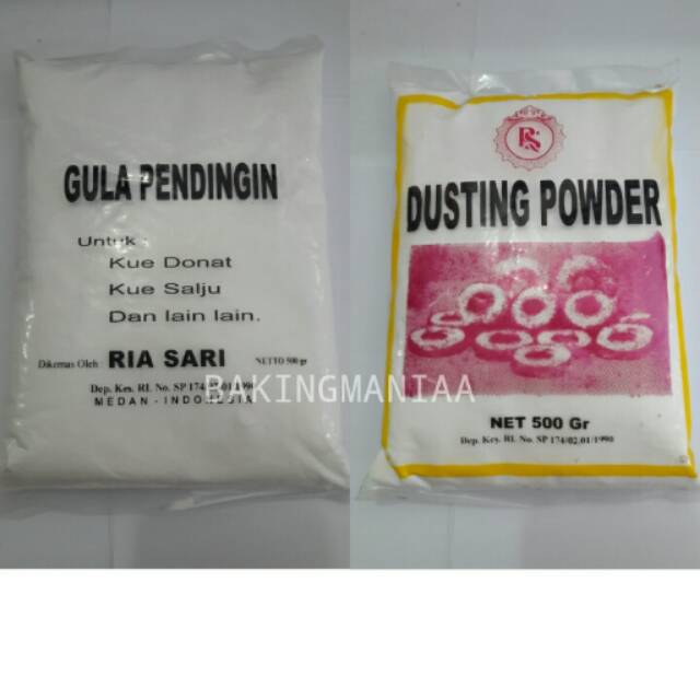

Tepung gula dingin/mint