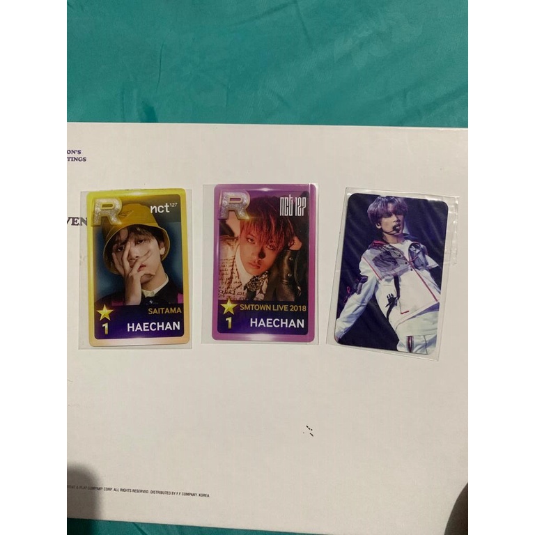 PC HAECHAN R CARD SAITAMA & SMTOWN, MEMORIAL BOOK/MEMBOOK, DVD NEOCITY JAPAN PHOTOCARD