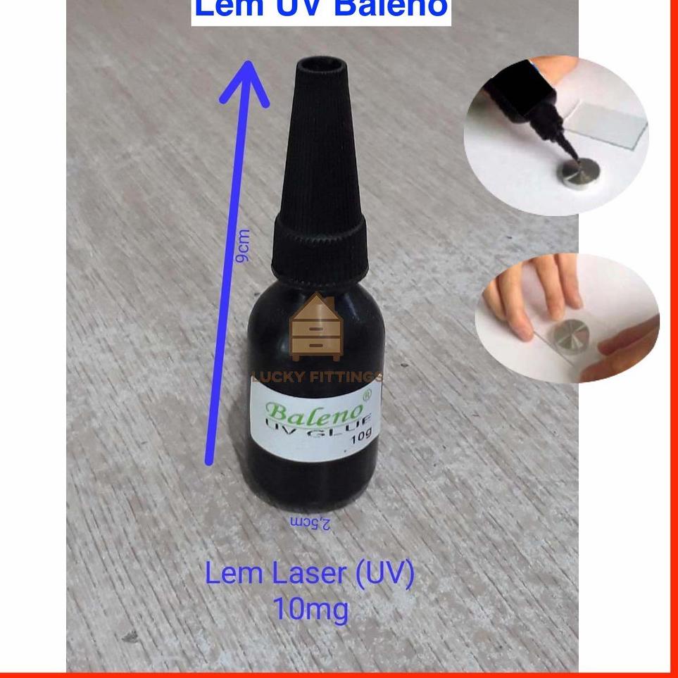 [PRODUK BQ08W] Lem UV Glue Laser Kaca Tatakan Besi Pen Iklan Paku 10 g / Meja Kaki FY0