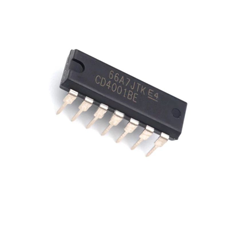 DIP-14 CD4001 CD4017B CD4001BE 4001New Asli Cascadable COUNTER Pembagi Chip IC Berkualitas Baik Chipset DIP14