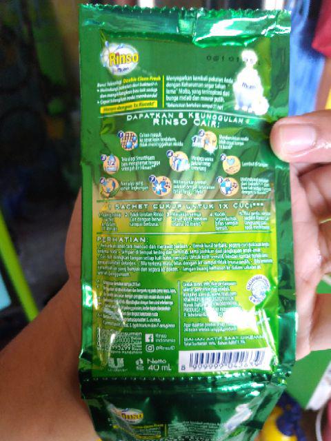 Rinso Cair Sachet Per Dus
