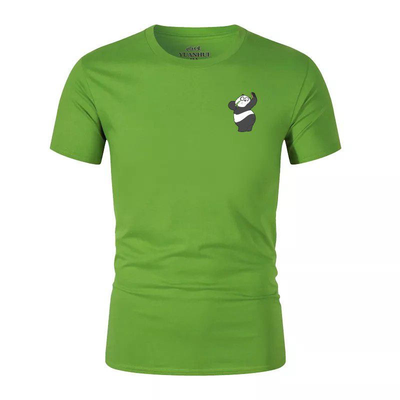 Hokyshop92 Kaos Distro Pria Panda Lengan Pendek Tshirt Baju Oblong Lelaki Dewasa Cod