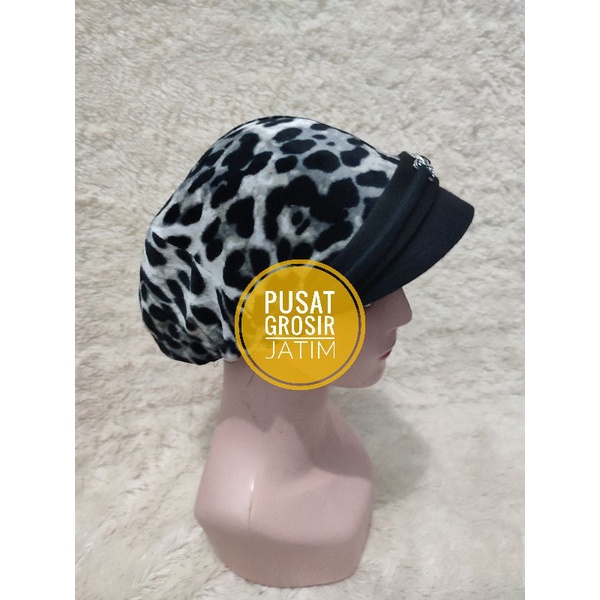 Topi kupluk kerpus ibu ibu emak bludru songkok kupluk nenek topi kupluk wanita dewasa