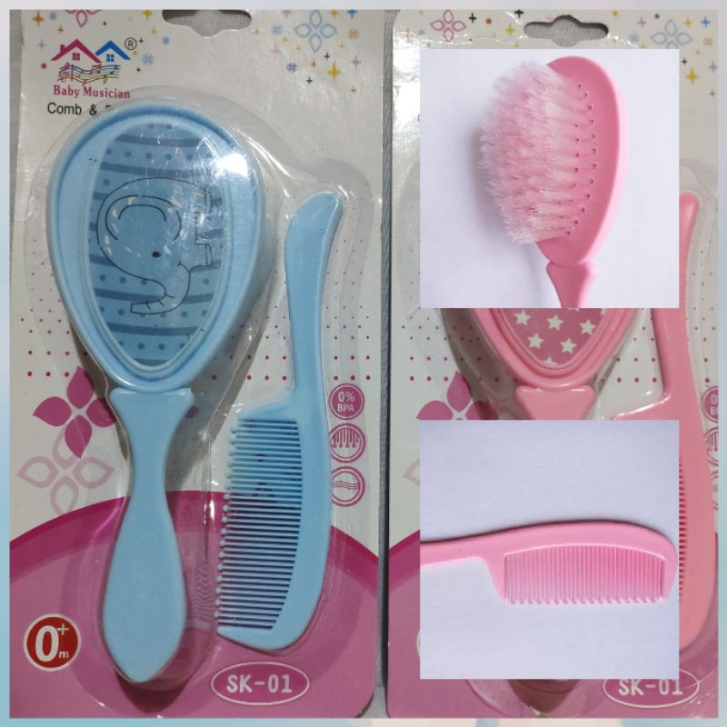 LZ.C62 sisir bayi 2in1 GEN 4. sisir plastik anak. baby comb and brush