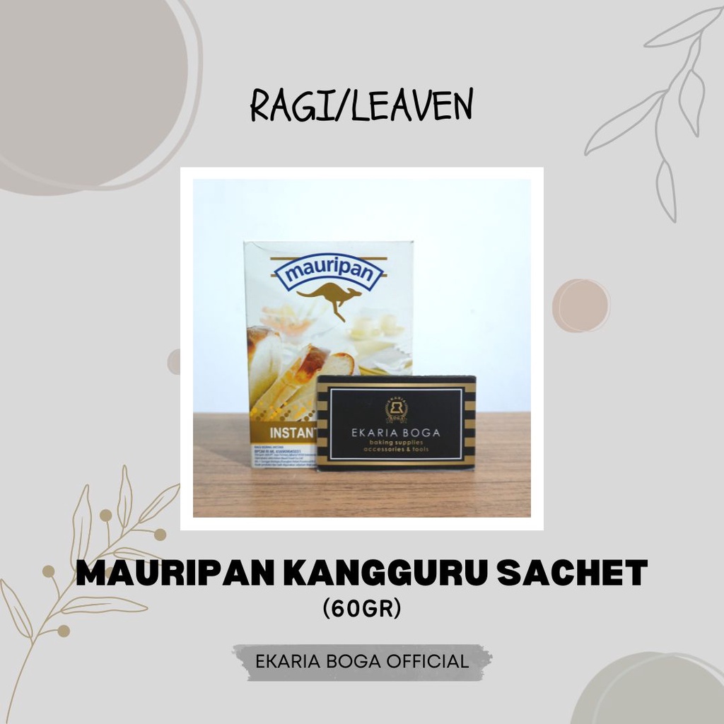 

RAGI | RAGI INSTAN | INSTANT DRY YEAST | PENGEMBANG ROTI | MAURIPAN KANGGURU SACHET 12GR