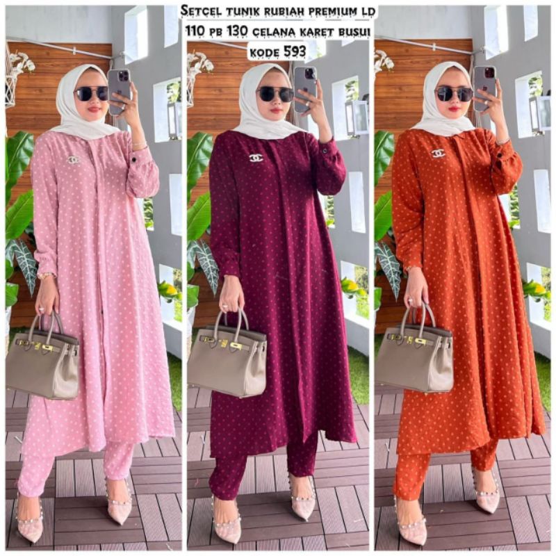 SET TUNIK RUBIAH