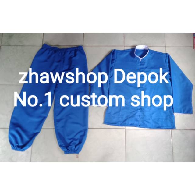 ( S - XL) SATU STELL CUSTOM BAJU IPMAN, BAJU KUNGFU, BAJU KOKO UNIK