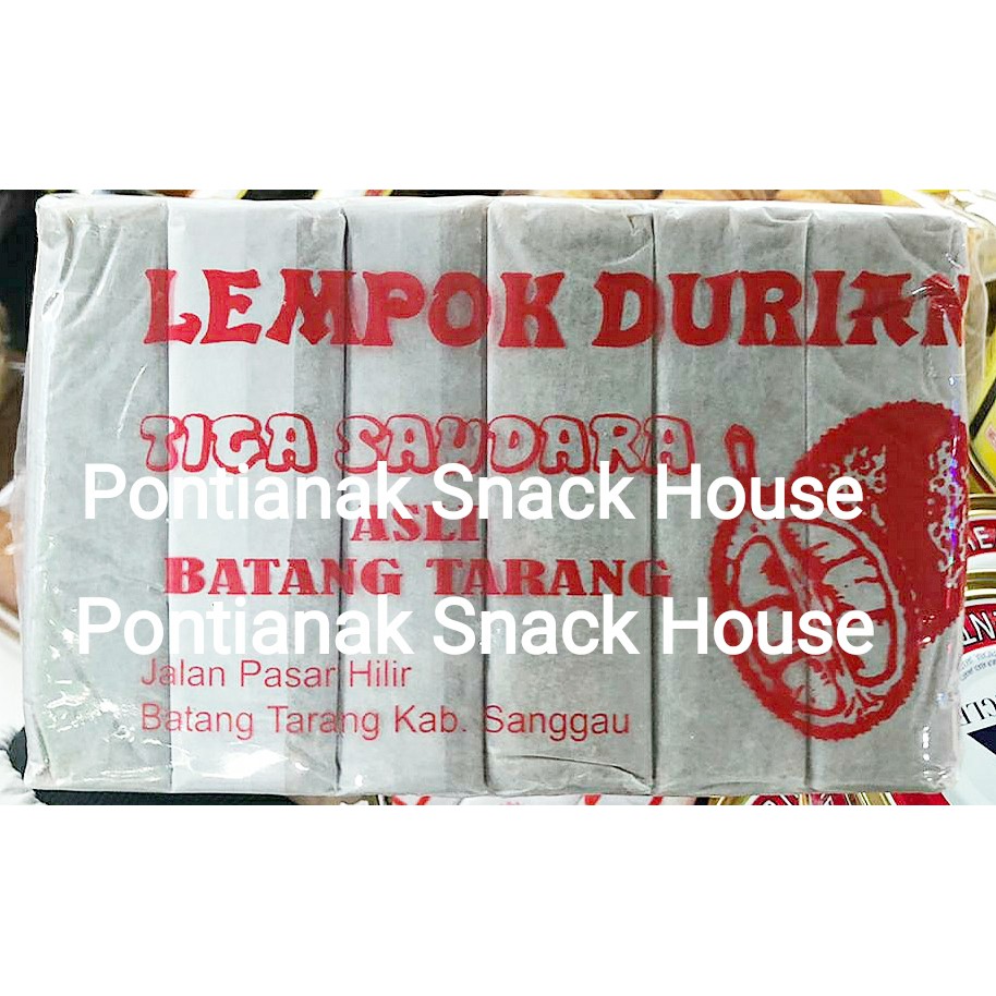 

Lempok Durian Premium Batang Tarang Tiga Saudara Khas Pontianak