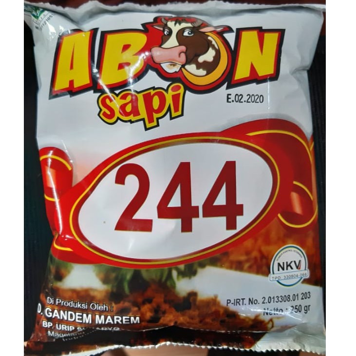 

abon sapi 250gr Gandem Marem