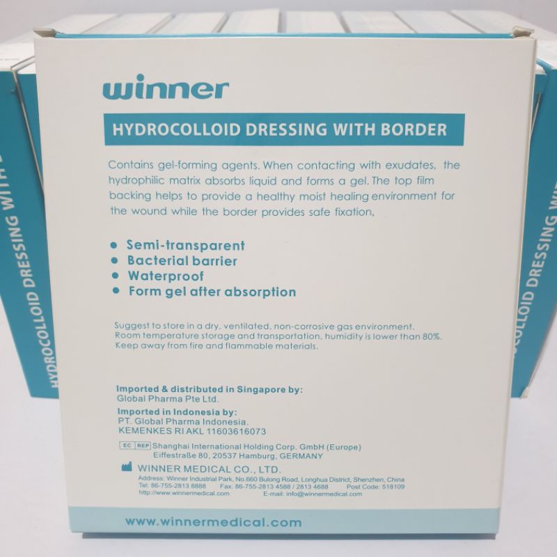 Hydrocolloid Dressing 10cm x 10cm Hydrocolloid Foam Dressing Hydrocolloid With Border DuoDerm