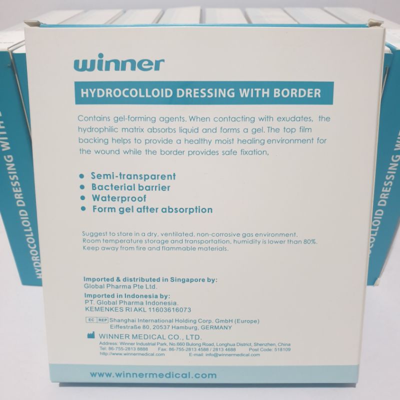 Hydrocolloid Dressing 10cm x 10cm Hydrocolloid Foam Dressing Hydrocolloid With Border DuoDerm