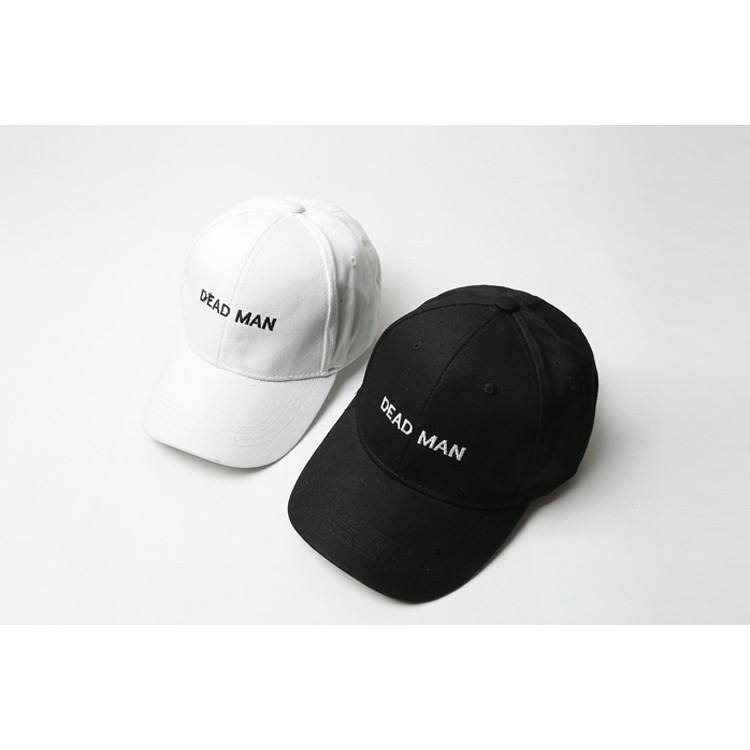 TOP-08 topi bordir dead man baseball cap korea jepang kpop idol import