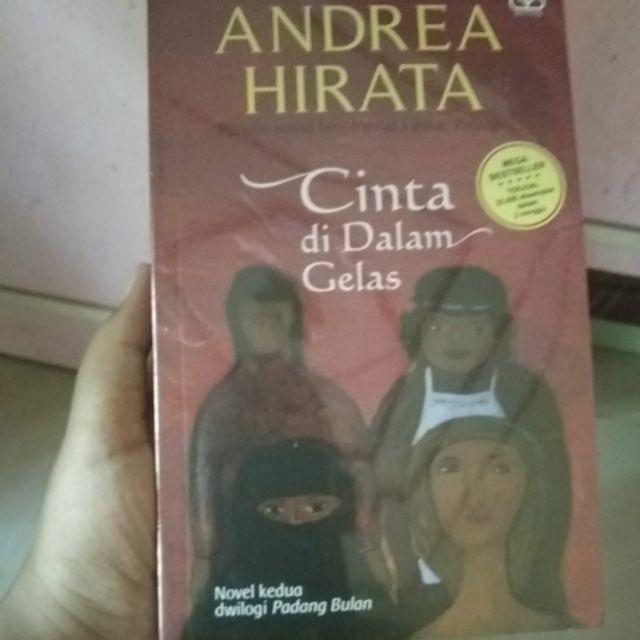 Novel Cinta Di Dalam Gelas Andrea Hirata Originall Shopee Indonesia