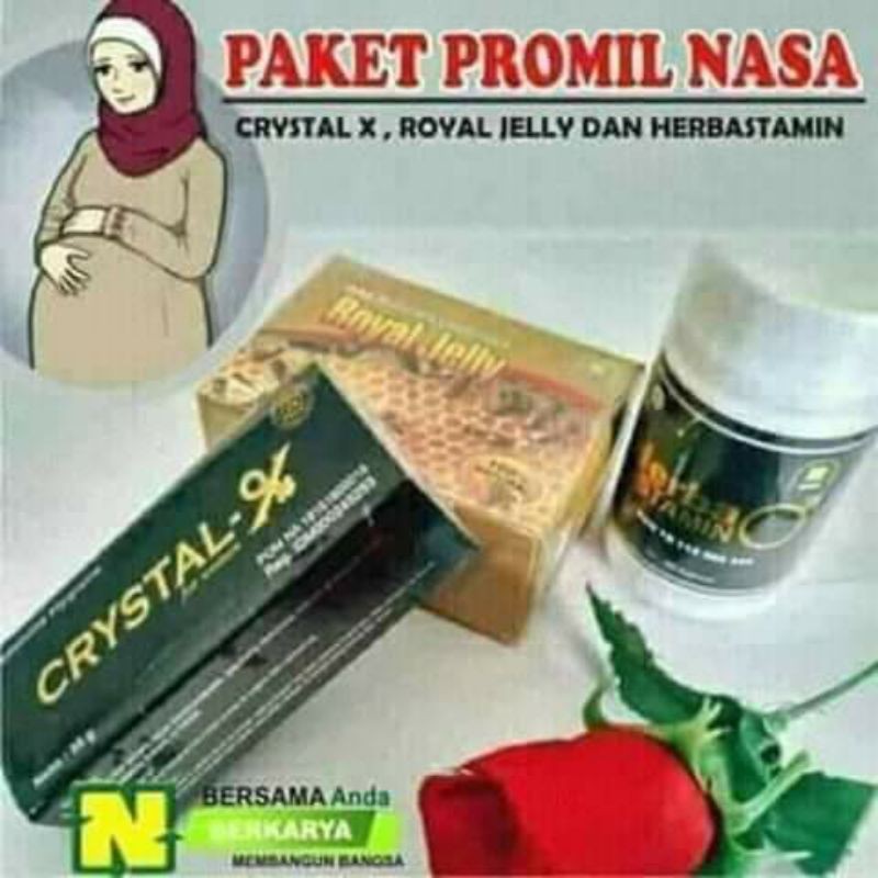 Paket Promil Suami Istri - Obat Kesuburan Pria & Wanita Untuk Penyubur Kandungan Kesejahteraan NASA