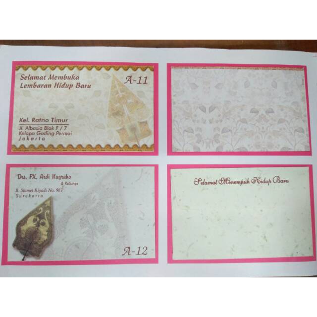 

Amplop Fallah A11 & A12