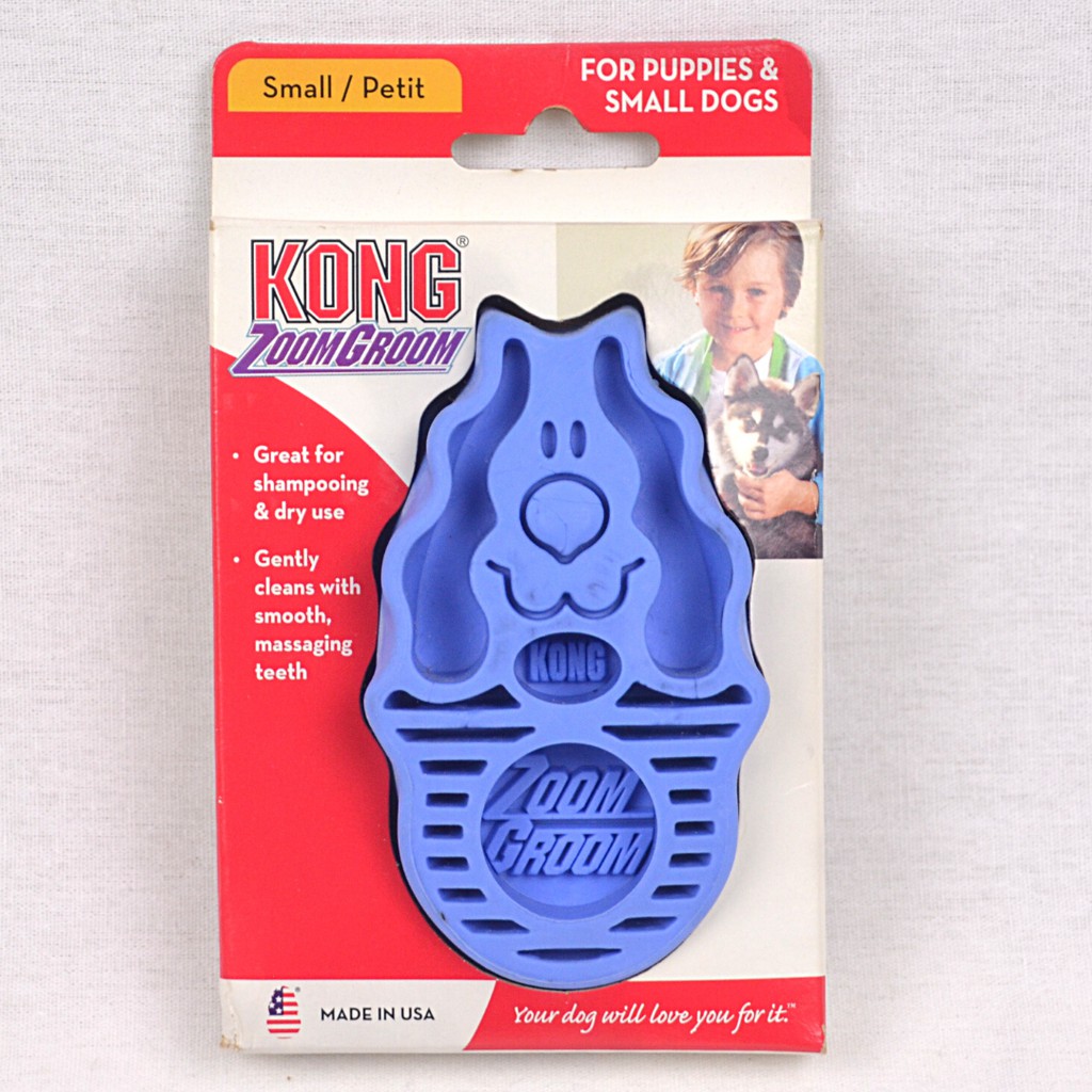 

KONG ZG21 Sikat Mandi Anjing ZOOMGROOM Boysenberry Small