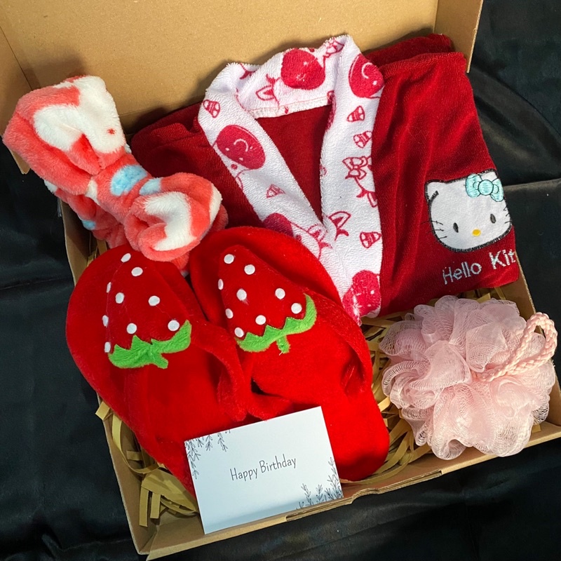 [B2222]GIFT BOX KIMONO ANAK PEREMPUAN/KADO ULANG TAHUN ANAK PEREMPUAN/HAMPERS ANAK PEREMPUAN/HADIAH ULANG TAHUN ANAK PEREMPUAN/KADO UNIK/KADO LUCU/KADO ANAK ANAK/KADO KIMONO SANDAL